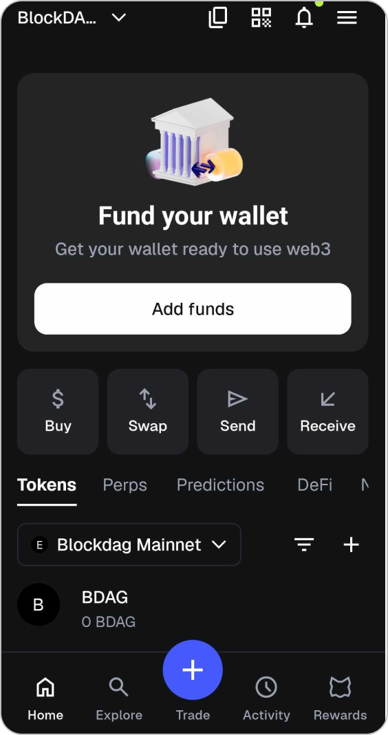 Step 11 - Fund your wallet